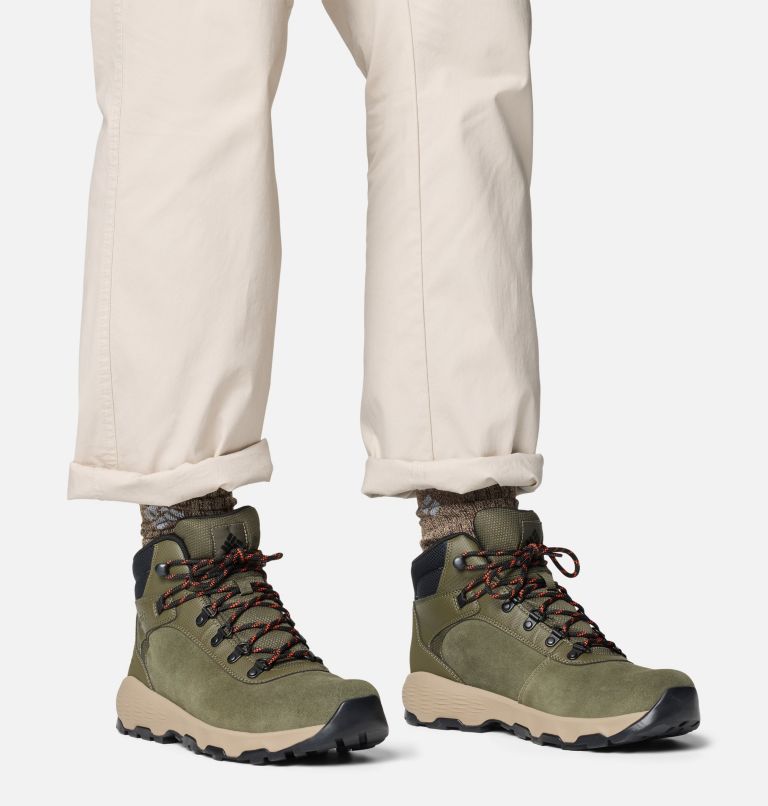 Men's Newton Wander Boot, Color: Peatmoss, Tangy Orange, image 10