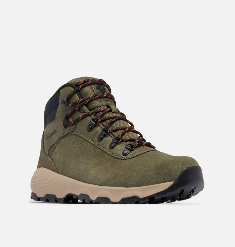 Men's Newton Wander Boot - Wide, Color: Peatmoss, Tangy Orange, image 3