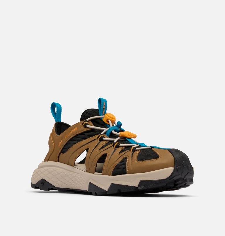 Men's Peakfreak Rush Shandal, Color: Delta, Mango, image 2