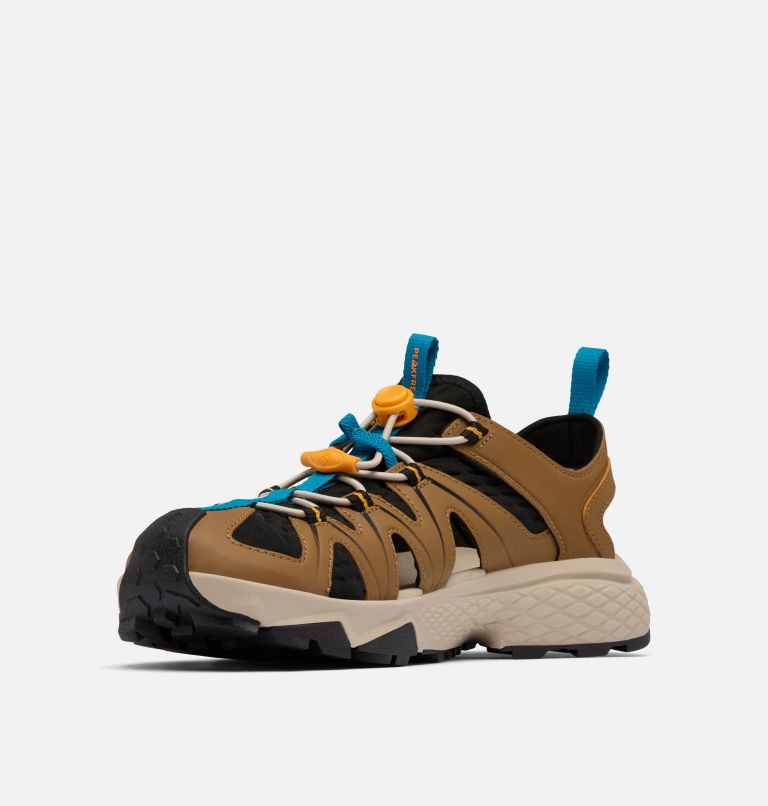 Men's Peakfreak Rush Shandal, Color: Delta, Mango, image 6