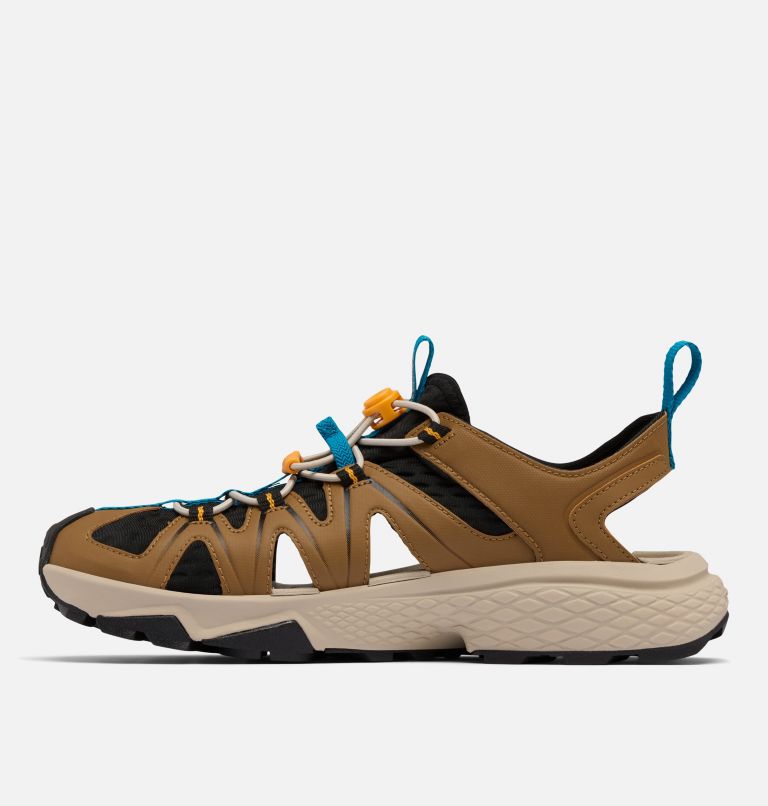 Men's Peakfreak Rush Shandal, Color: Delta, Mango, image 5