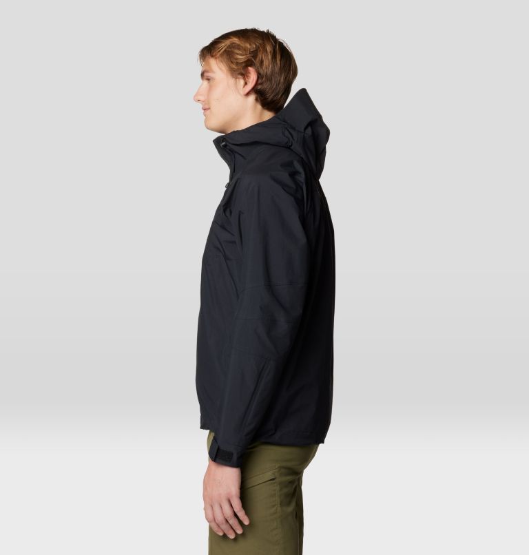 Men's Dry Times Hooded Jacket, Color: Black, image 4