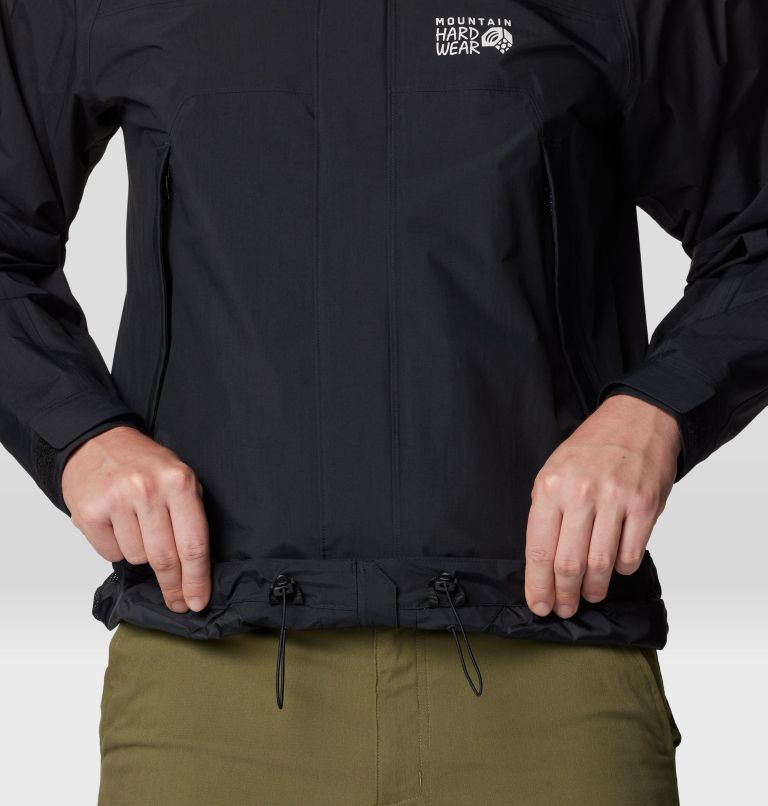 Men's Dry Times Hooded Jacket, Color: Black, image 8