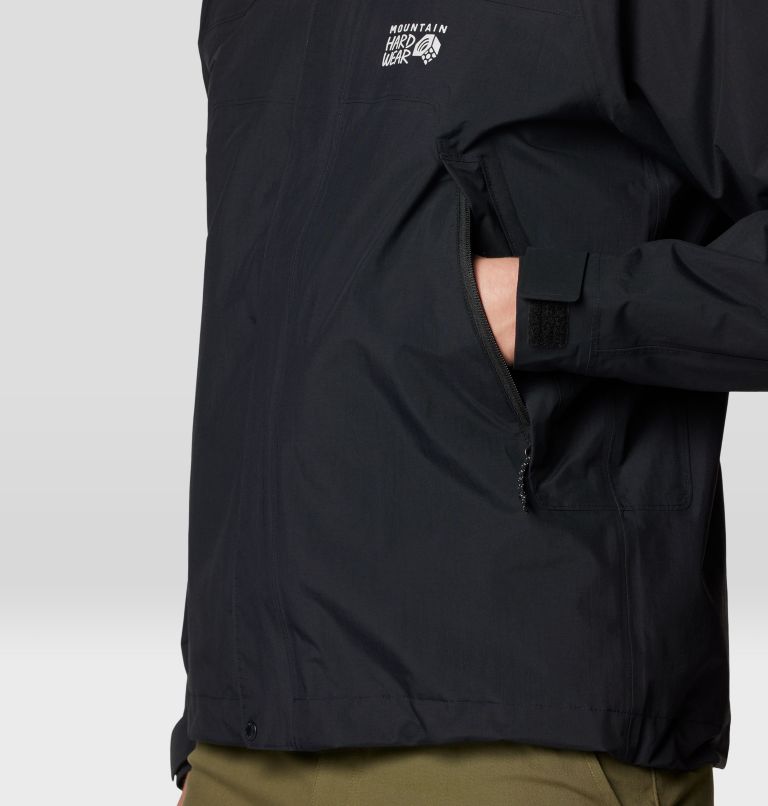 Men's Dry Times Hooded Jacket, Color: Black, image 10