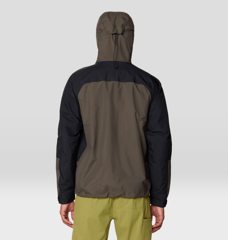 Men's Dry Times Hooded Jacket, Color: Ridgeline, Black, image 3
