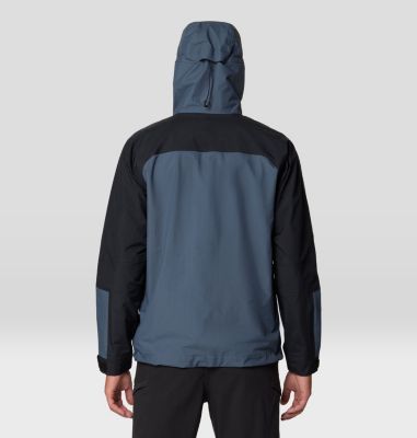 Men's Dry Times Hooded Jacket, Color: Moon Blue, Black, image 15