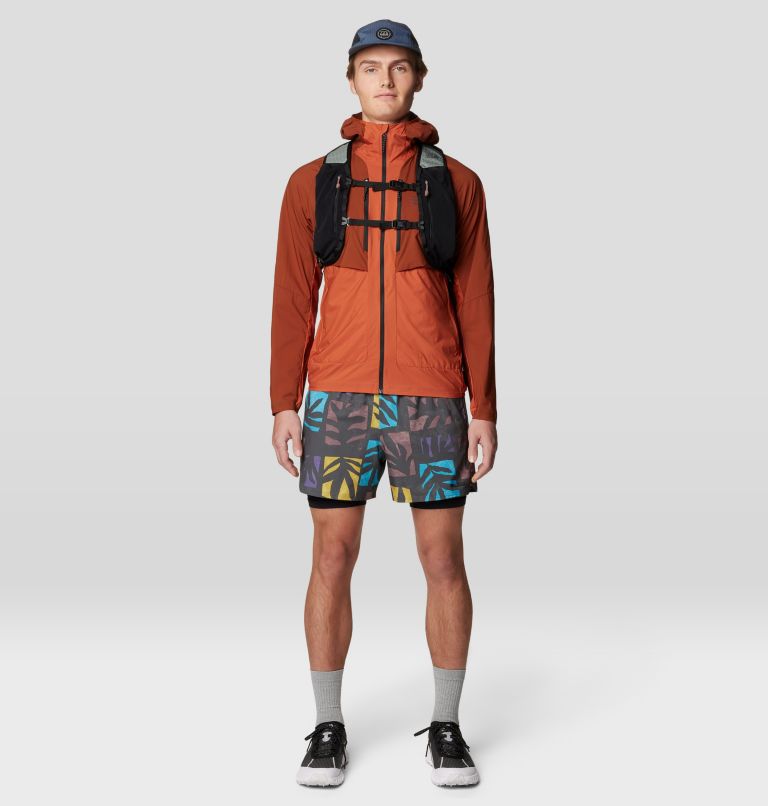 Men's Kor AirShell Hybrid Hooded Jacket, Color: Iron Oxide, Raw Carnelian, image 2