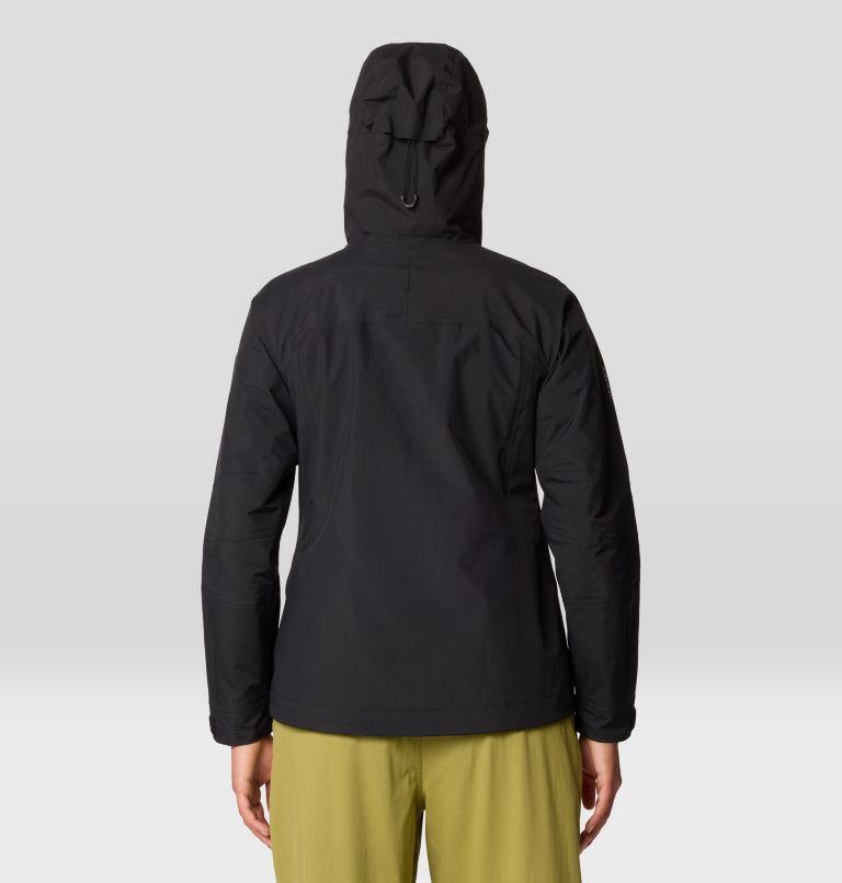 Women's Dry Times Hooded Jacket, Color: Black, image 2