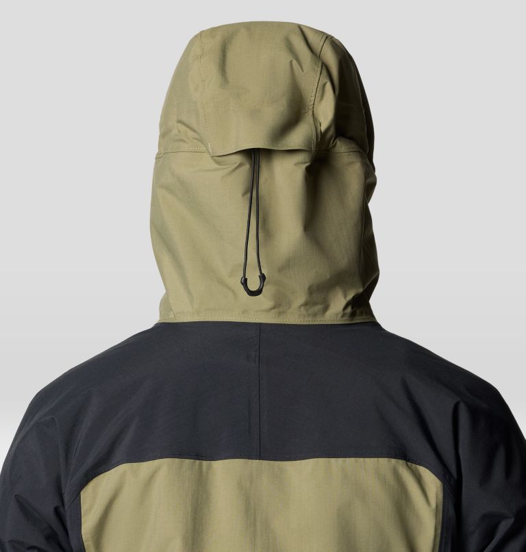 Women's Dry Times Hooded Jacket, Color: Mission Olive, Black, image 7