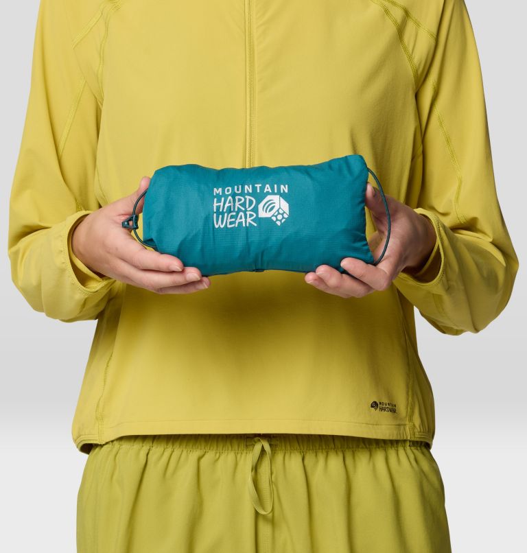 Women's Kor AirShell Hybrid Hooded Jacket, Color: Dark Marsh, Jack Pine, image 12