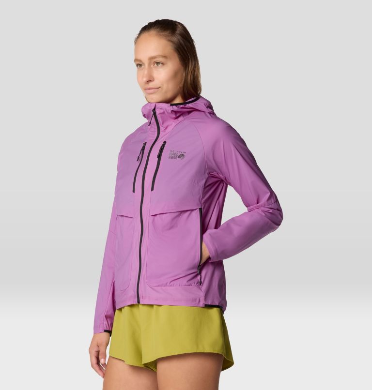 Women's Kor AirShell Hybrid Hooded Jacket, Color: Lilac Glow, image 4