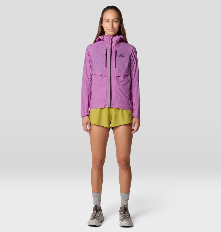 Women's Kor AirShell Hybrid Hooded Jacket, Color: Lilac Glow, image 2