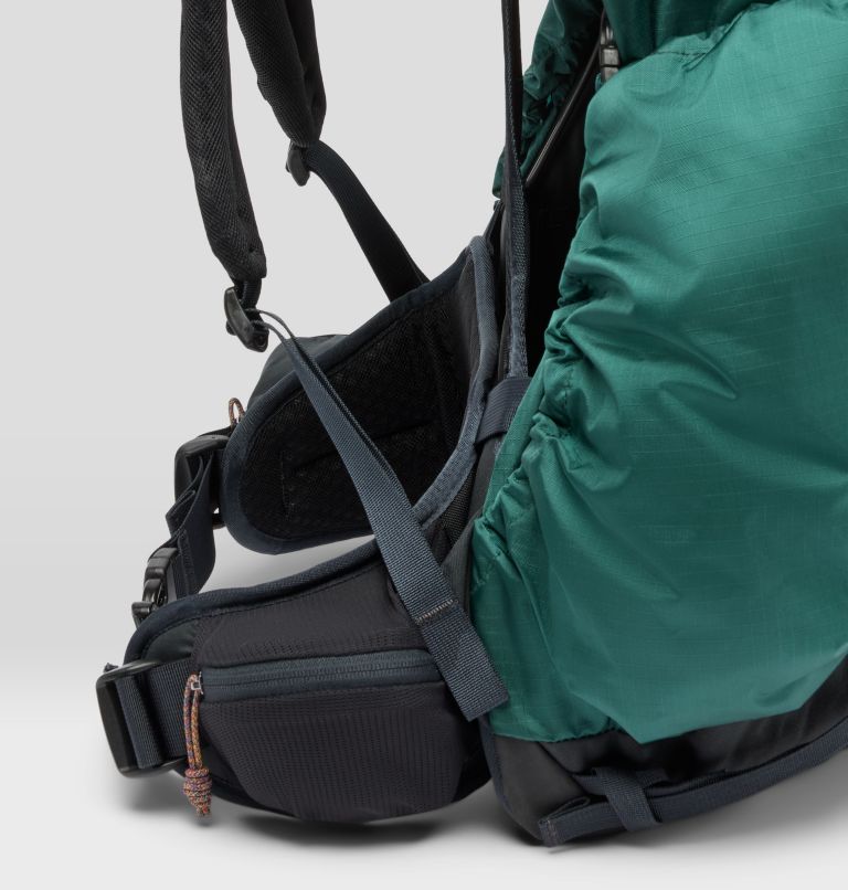 Women's PCT 65L Backpack, Color: Aqua Green, image 8