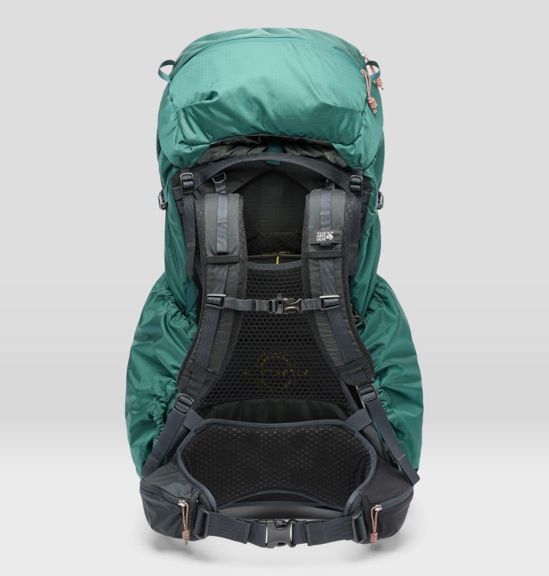 Women's PCT 65L Backpack, Color: Aqua Green, image 2