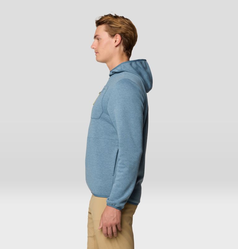Men's Route Out Hoody, Color: Adriatic Blue, image 3