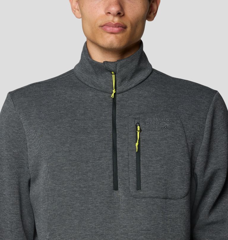 Men's Route Out 1/2 Zip, Color: Stealth Grey, image 4