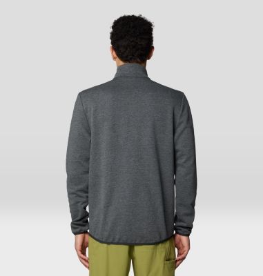 Men's Route Out 1/2 Zip, Color: Stealth Grey, image 6