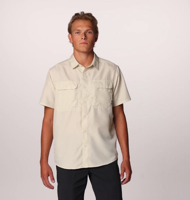 Men's Canyon Short Sleeve, Color: Stone