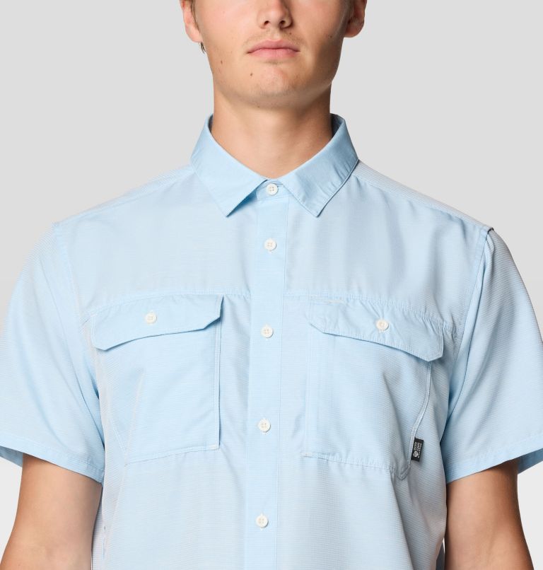 Men's Canyon Short Sleeve, Color: Blue Chambray, image 4