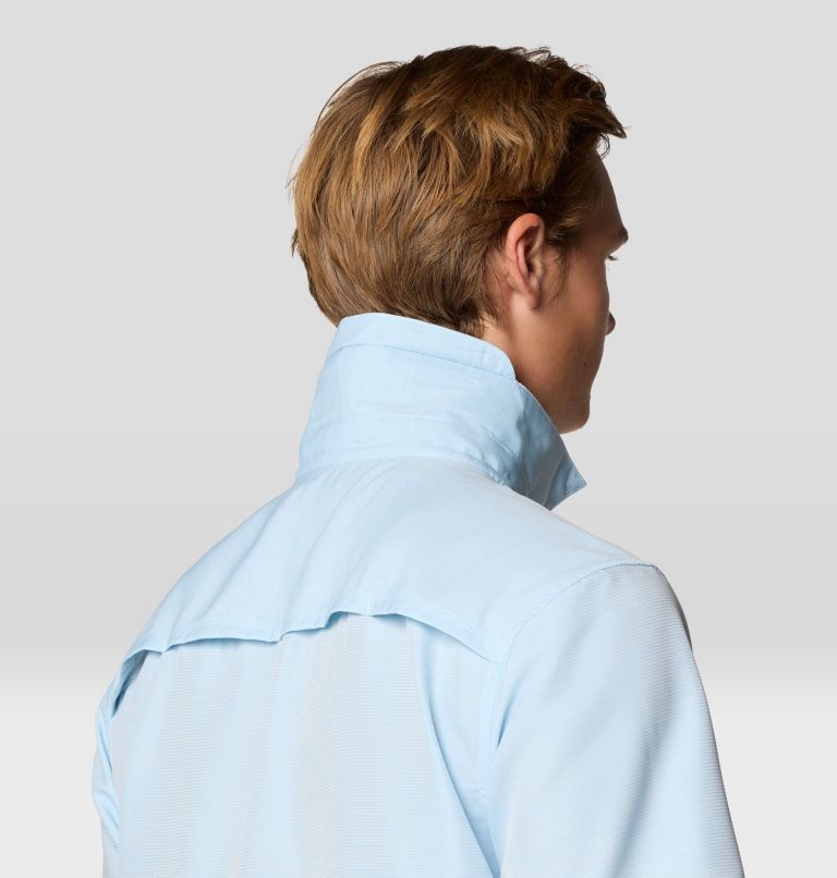 Men's Canyon Short Sleeve, Color: Blue Chambray, image 7