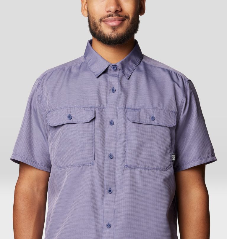 Men's Canyon Short Sleeve, Color: Dusted Sky, image 5