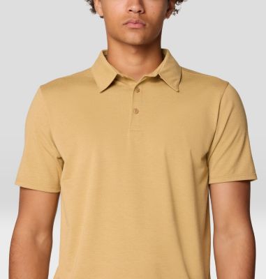 Men's Low Exposure Polo, Color: Buck, image 8