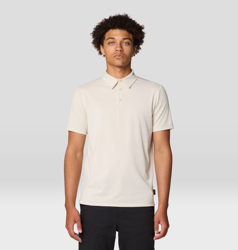 Men's Low Exposure Polo, Color: Wild Oyster, image 1