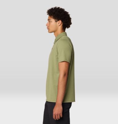 Men's Low Exposure Polo, Color: Mission Olive, image 3