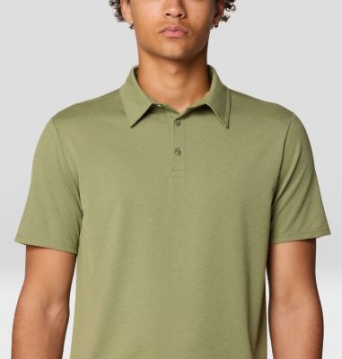 Men's Low Exposure Polo, Color: Mission Olive, image 4