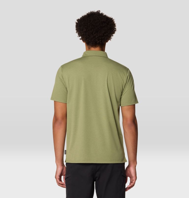 Men's Low Exposure Polo, Color: Mission Olive, image 2