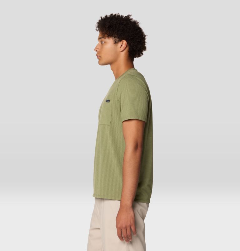 Men's Low Exposure Short Sleeve, Color: Mission Olive, image 3