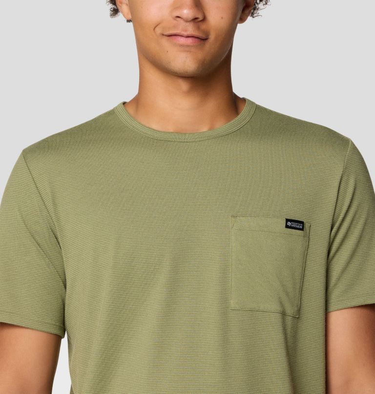 Men's Low Exposure Short Sleeve, Color: Mission Olive, image 4