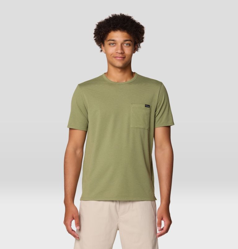 Men's Low Exposure Short Sleeve, Color: Mission Olive, image 1