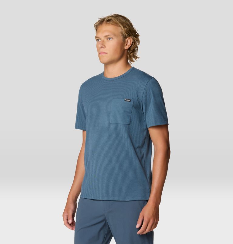 Men's Low Exposure Short Sleeve, Color: Moon Blue, image 6