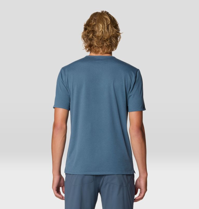 Men's Low Exposure Short Sleeve, Color: Moon Blue, image 3