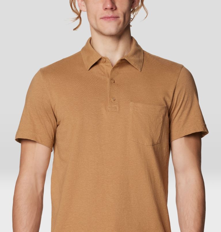 Men's On Edge Polo, Color: Buck, image 4