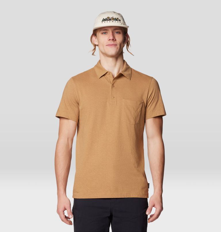 Men's On Edge Polo, Color: Buck, image 1