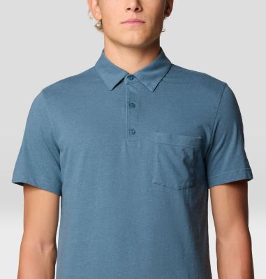 Men's On Edge Polo, Color: Adriatic Blue, image 8