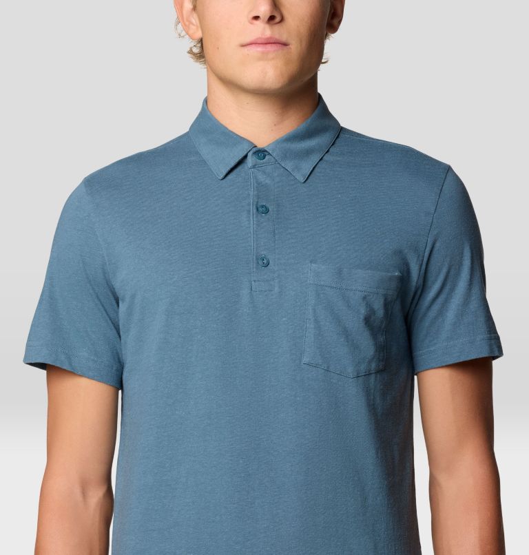 Men's On Edge Polo, Color: Adriatic Blue, image 4