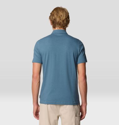 Men's On Edge Polo, Color: Adriatic Blue, image 6