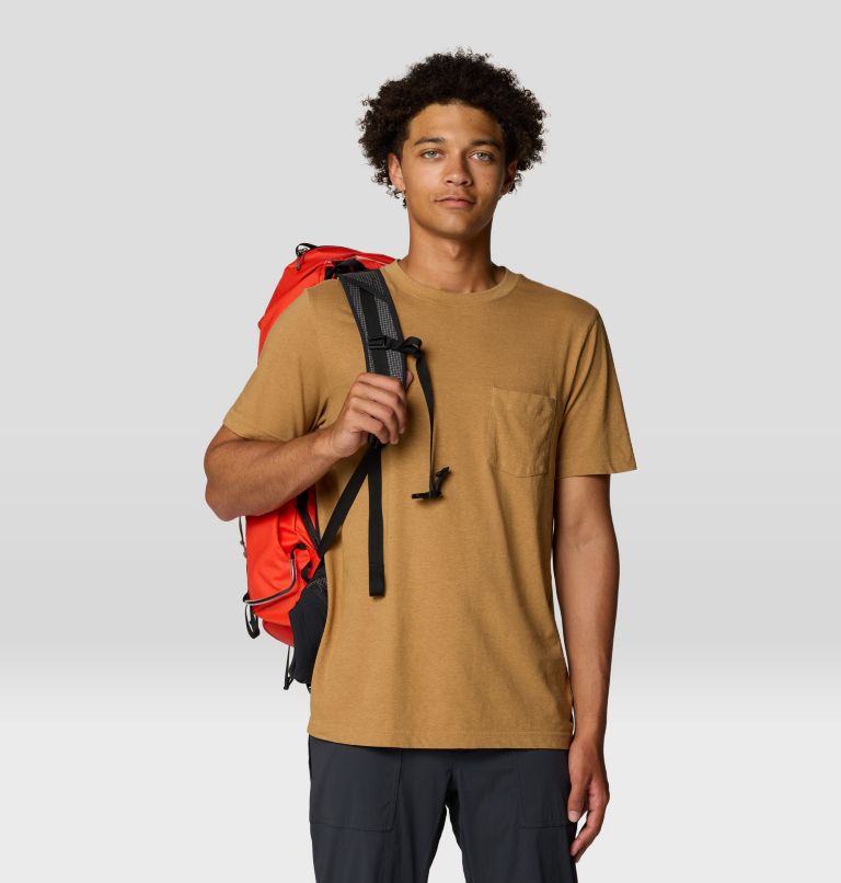 Men's On Edge Short Sleeve T-Shirt, Color: Buck, image 5