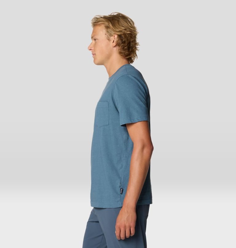 Men's On Edge Short Sleeve T-Shirt, Color: Adriatic Blue, image 3