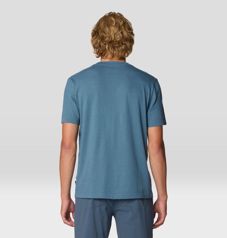 Men's On Edge Short Sleeve T-Shirt, Color: Adriatic Blue, image 2
