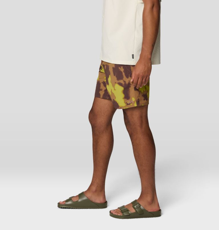 Men's Stryder Short, Color: New Clay Blissed Dye Print, image 5