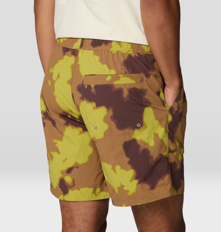 Men's Stryder Short, Color: New Clay Blissed Dye Print, image 7