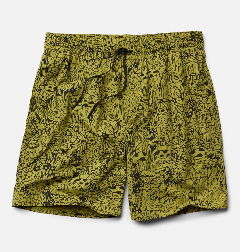 Men's Stryder Swim Short, Color: Moon Moss Forager Print, image 3