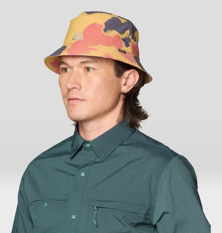 Stryder Bucket Hat, Color: Sundown Gold Blissed Dye Print, image 3