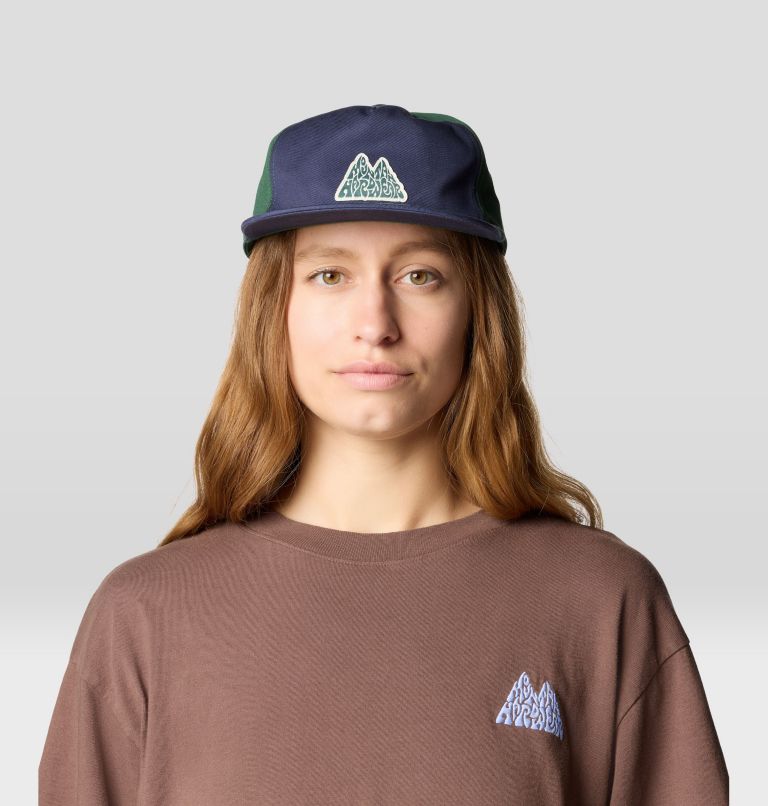 Canvas 5 Panel Hat, Color: Lapis Dusk / Blue Pine, image 6