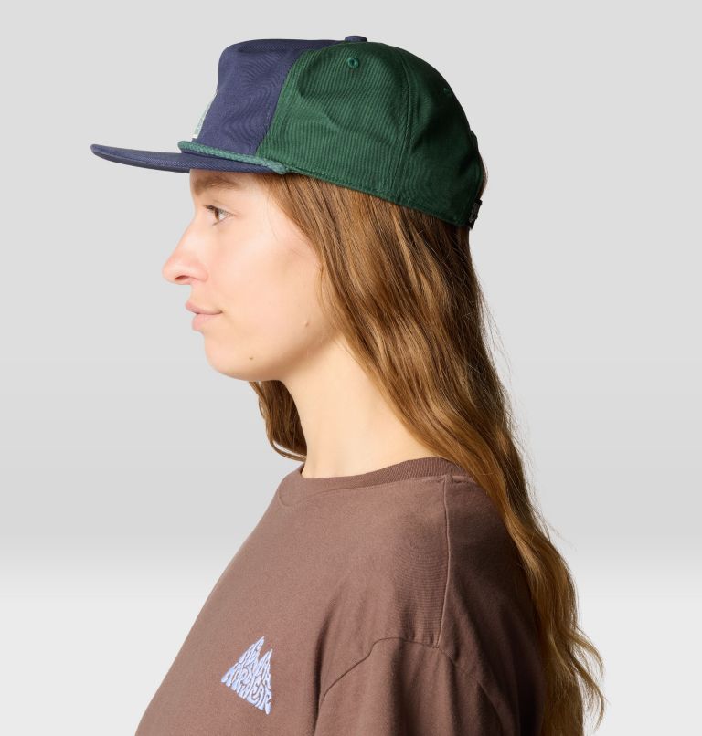 Canvas 5 Panel Hat, Color: Lapis Dusk / Blue Pine, image 9