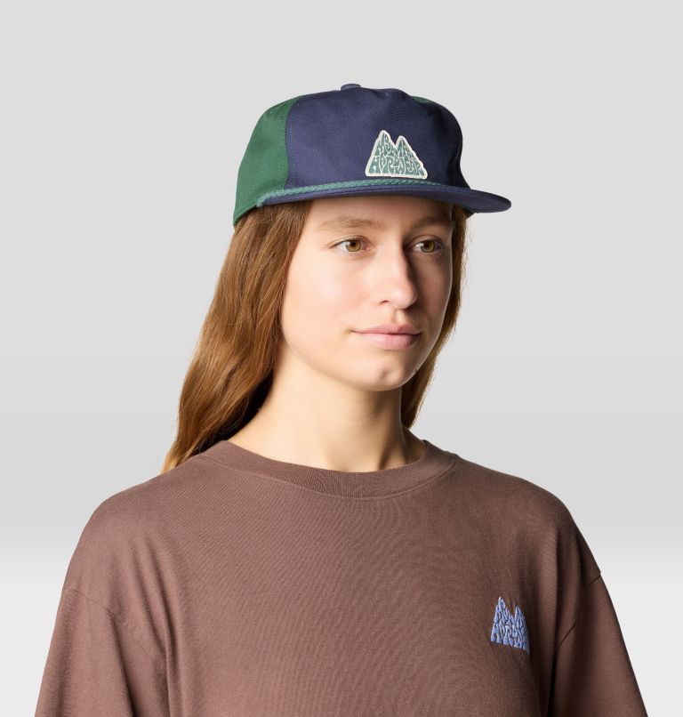 Canvas 5 Panel Hat, Color: Lapis Dusk / Blue Pine, image 10